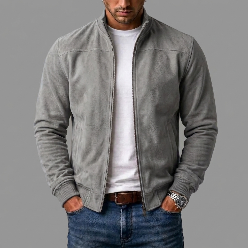 Adrián - Chaqueta bomber de ante