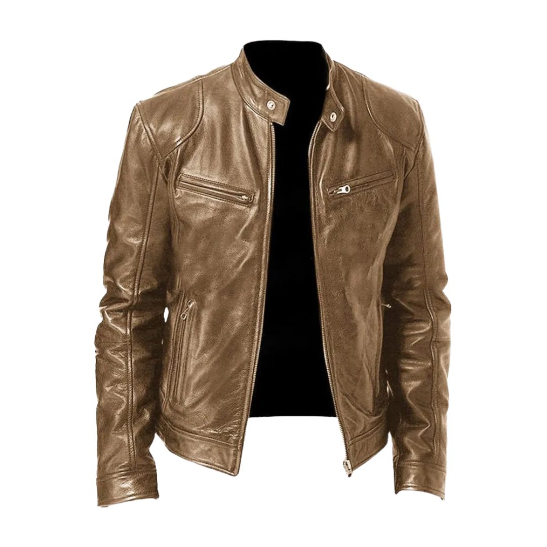 Héctor - Chaqueta de Cuero Clásica
