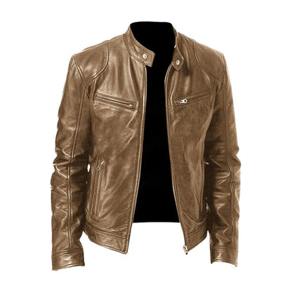 Héctor - Chaqueta de Cuero Clásica