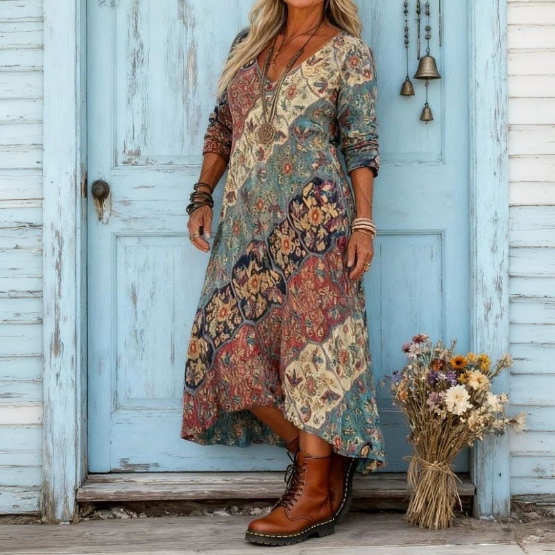 Lucía – Vestido maxi bohemio