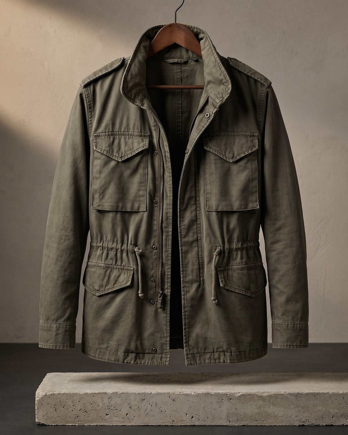 Bruno - Chaqueta de lona de algodón