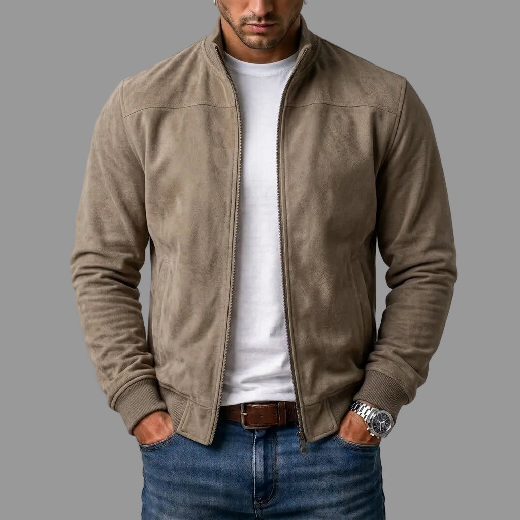Adrián - Chaqueta bomber de ante