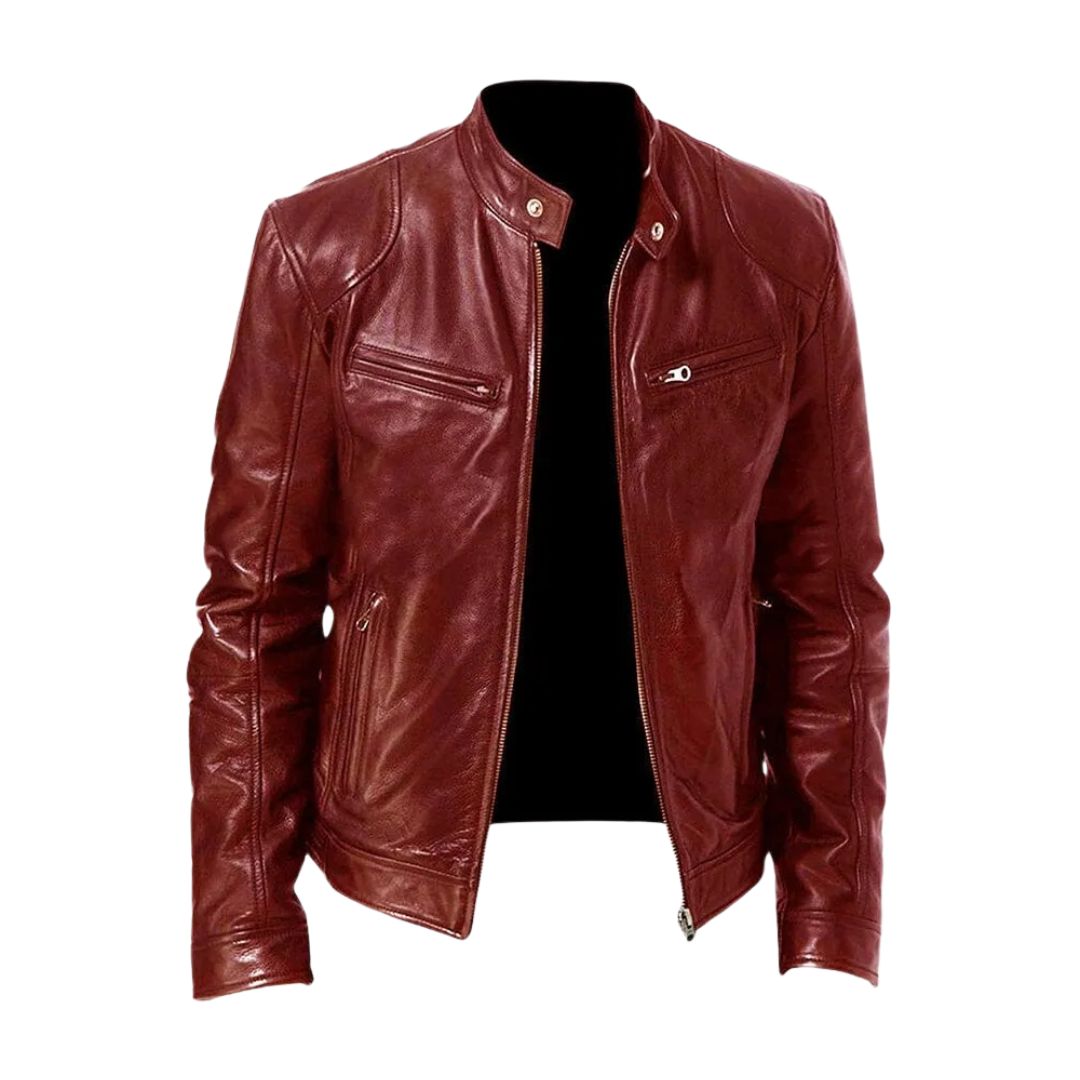 Héctor - Chaqueta de Cuero Clásica