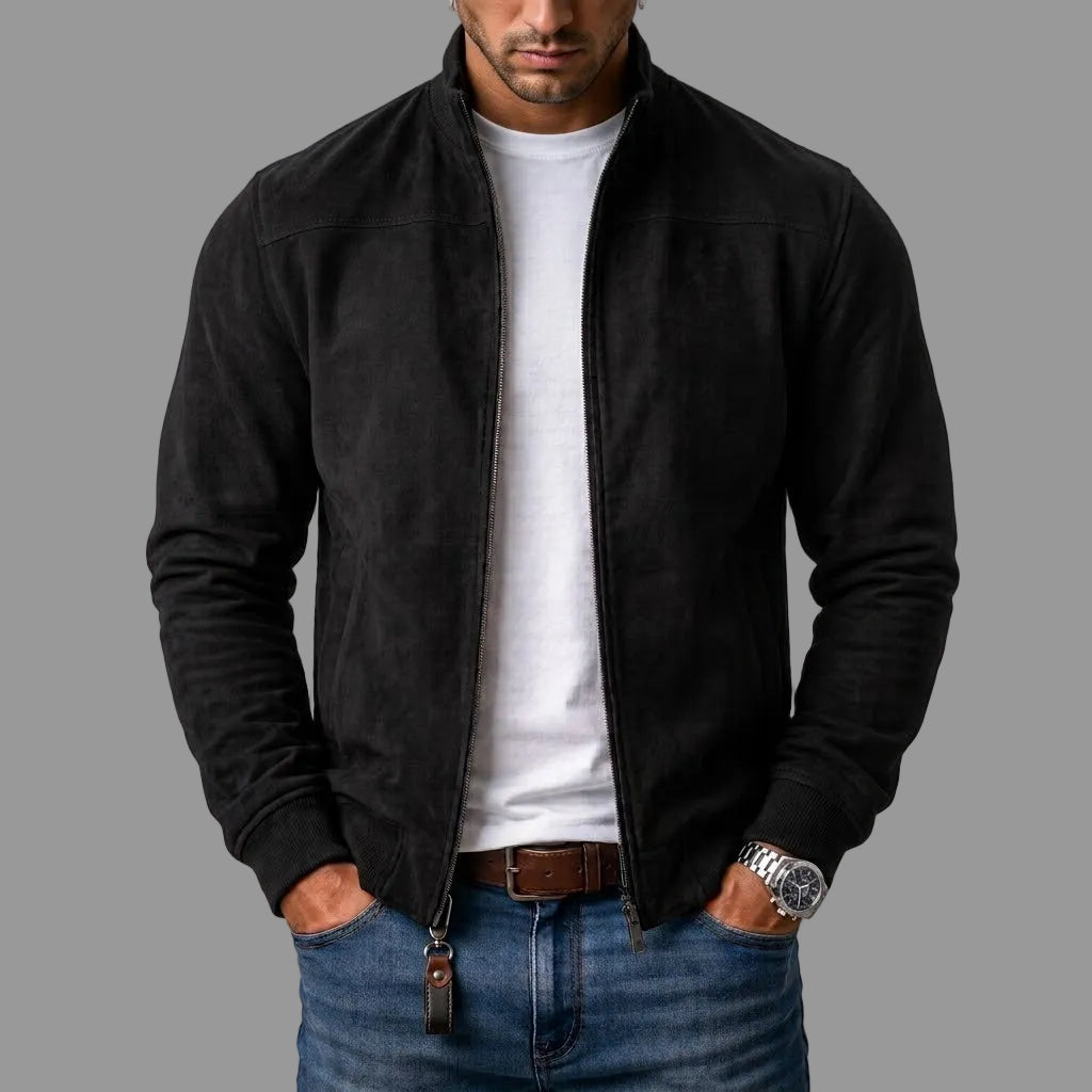 Adrián - Chaqueta bomber de ante