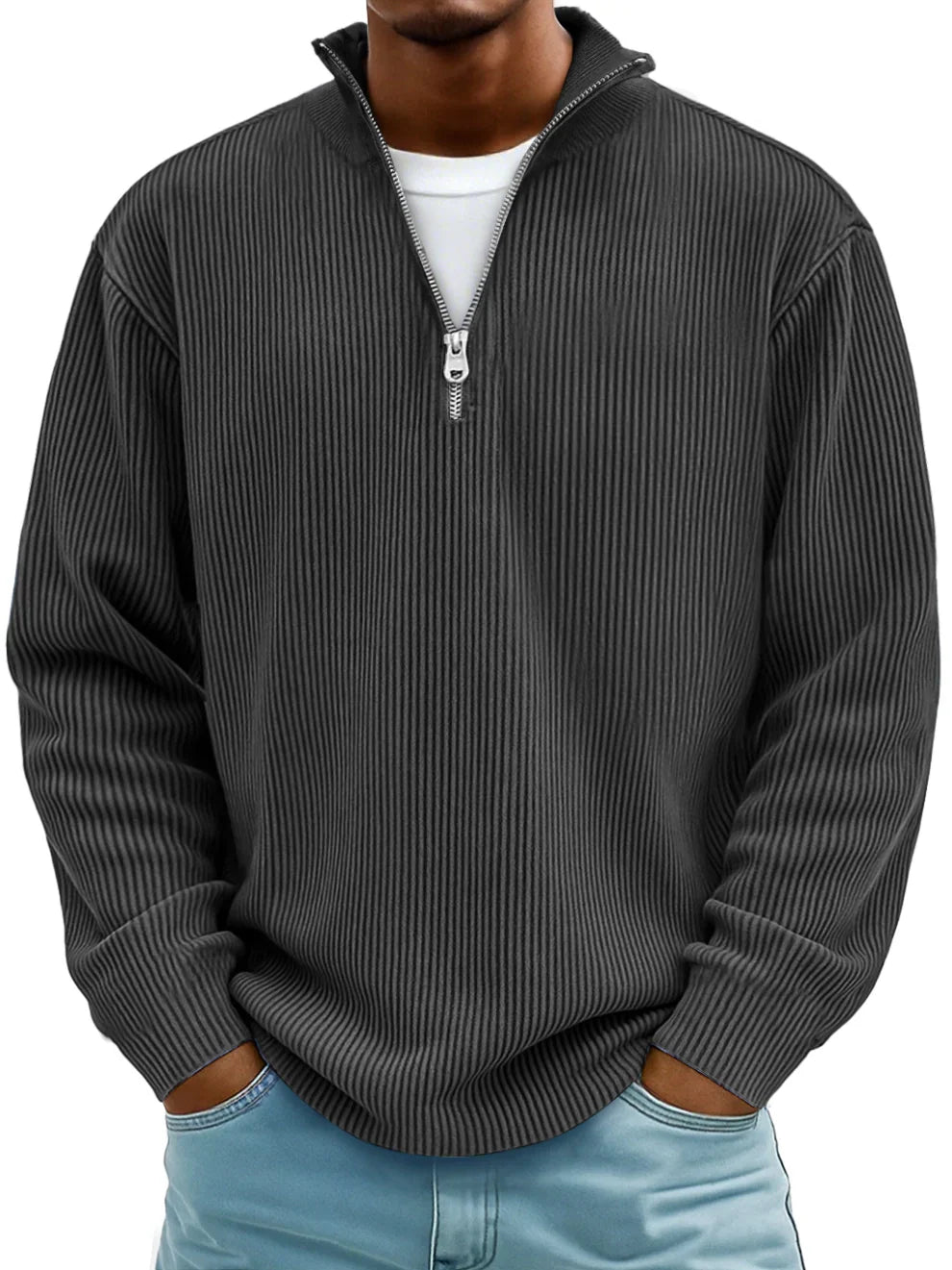 Marco - Jersey Texturizado con Cremallera