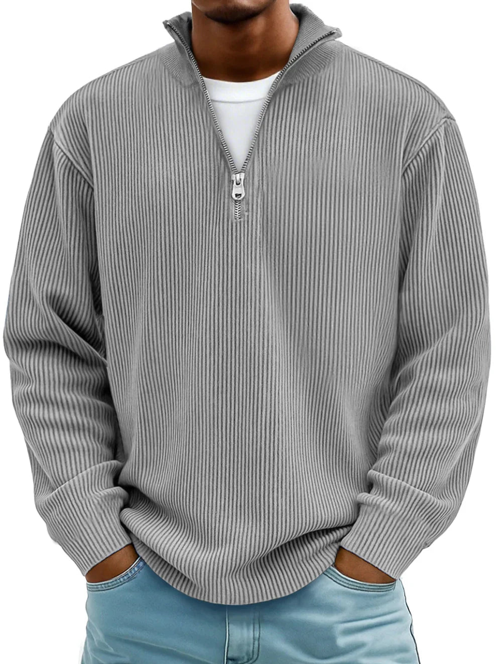 Marco - Jersey Texturizado con Cremallera