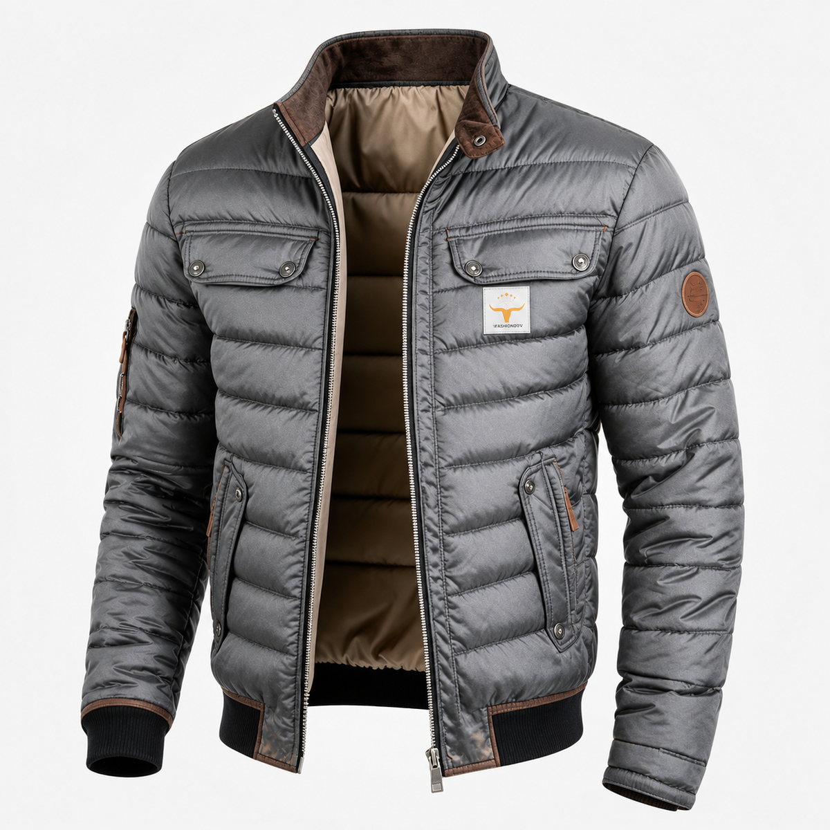 Mateo – Chaqueta Acolchada Vintage