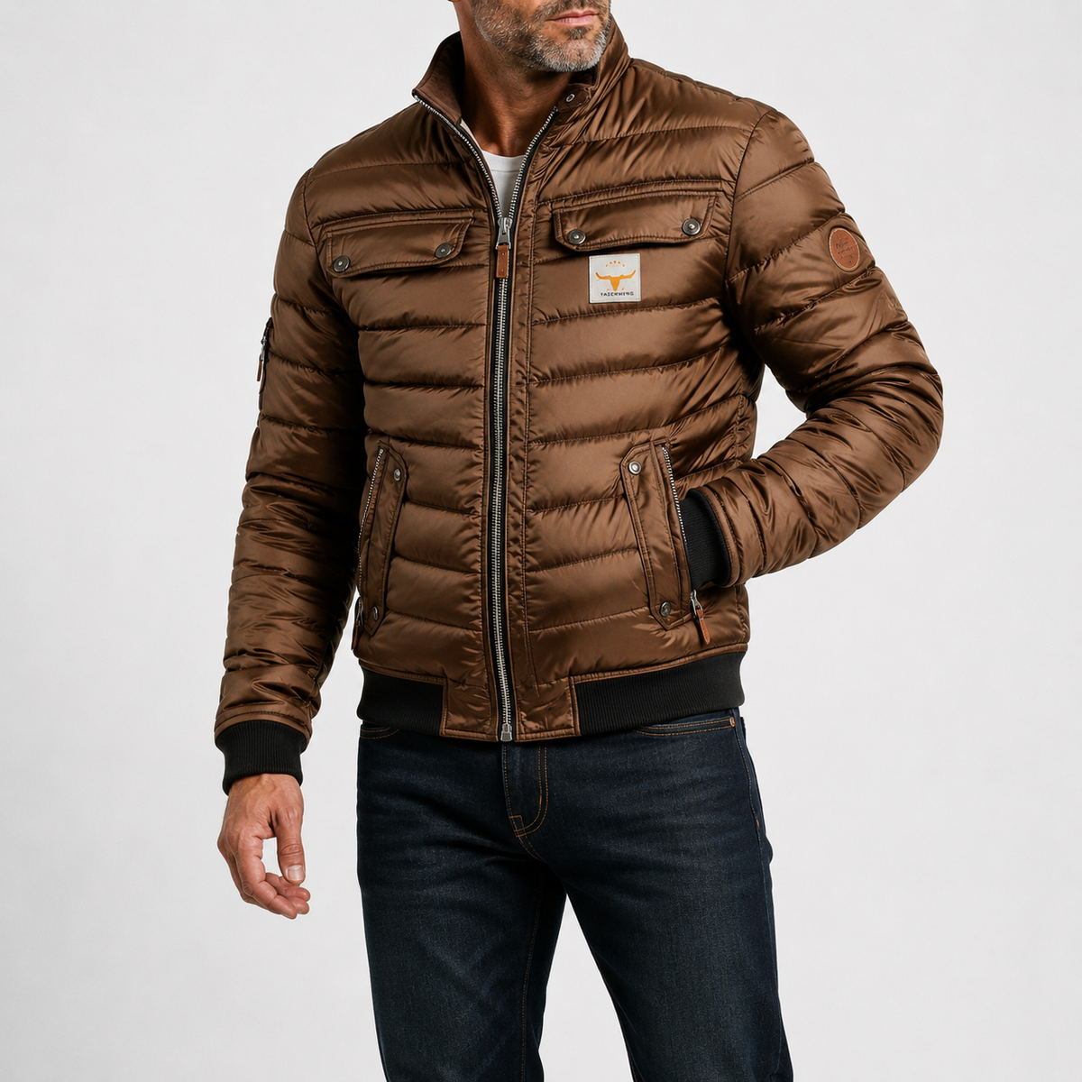 Mateo – Chaqueta Acolchada Vintage
