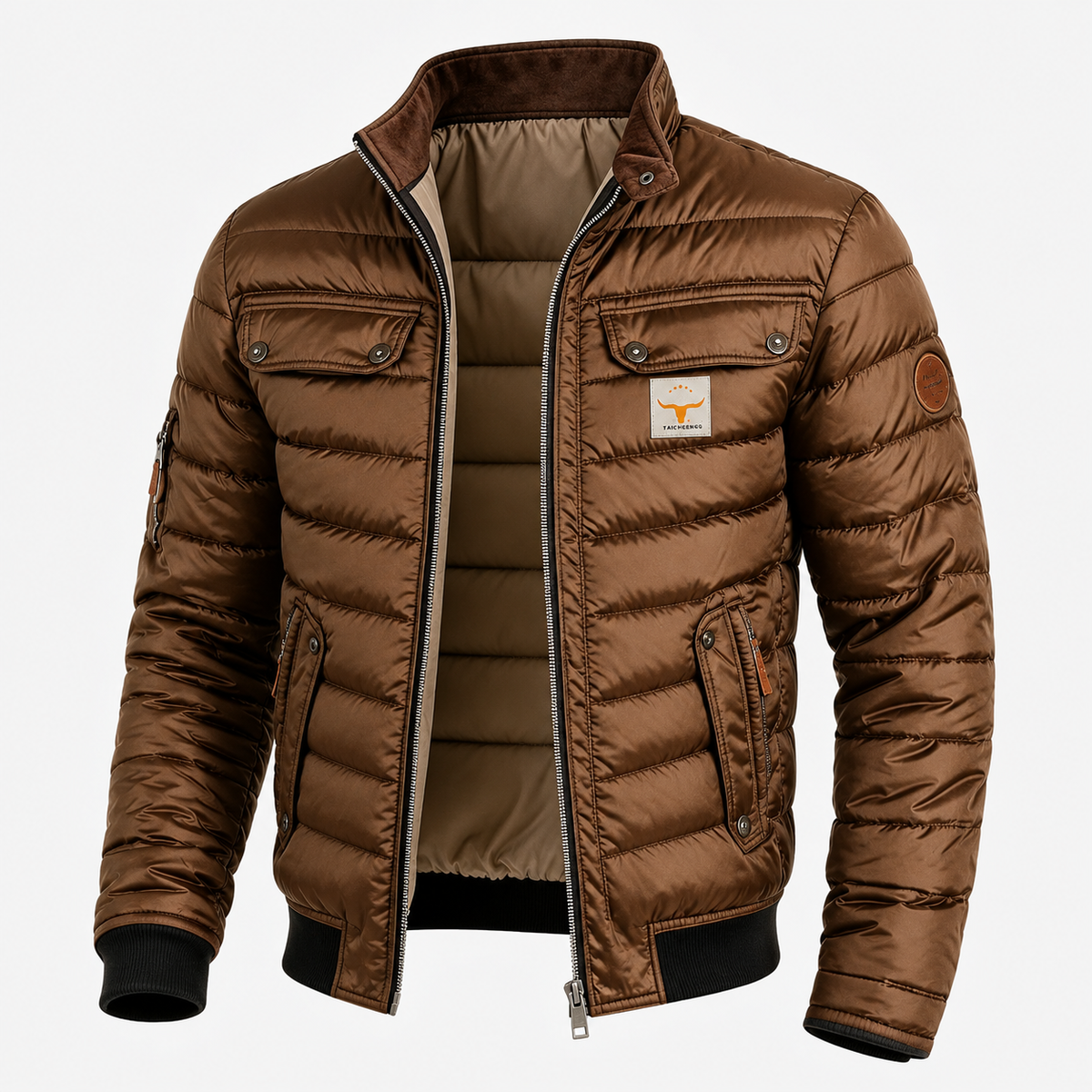 Mateo – Chaqueta Acolchada Vintage