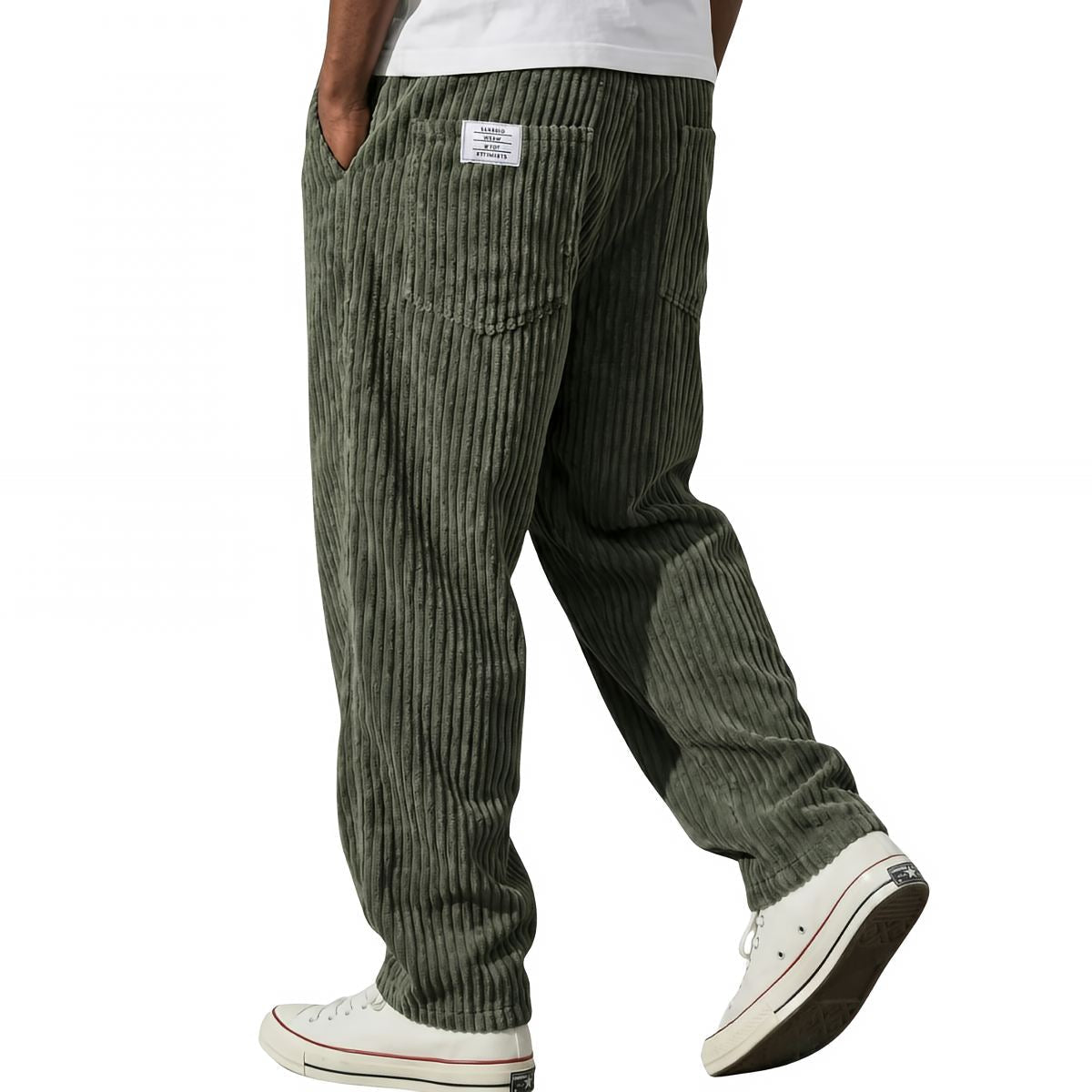 Hugo - Pantalón de pana con cintura ajustable