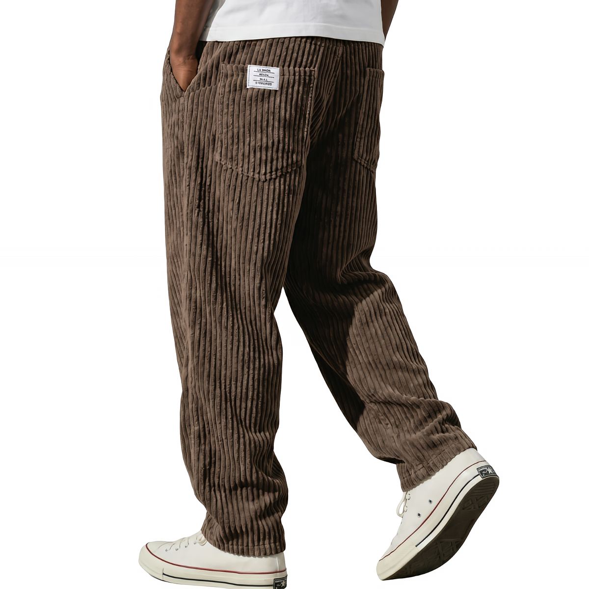 Hugo - Pantalón de pana con cintura ajustable