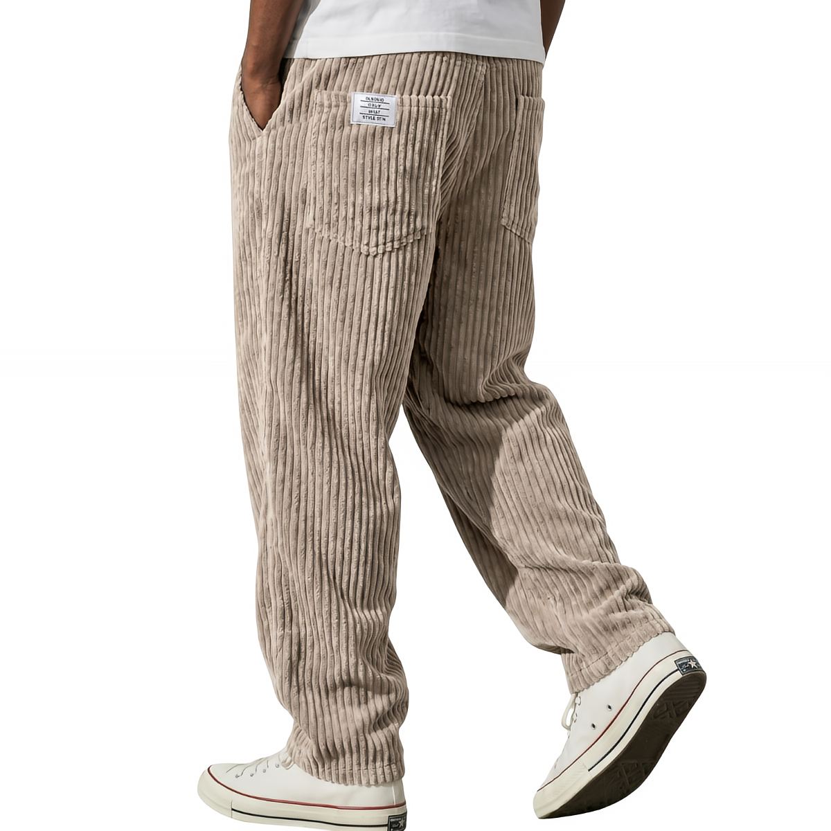 Hugo - Pantalón de pana con cintura ajustable