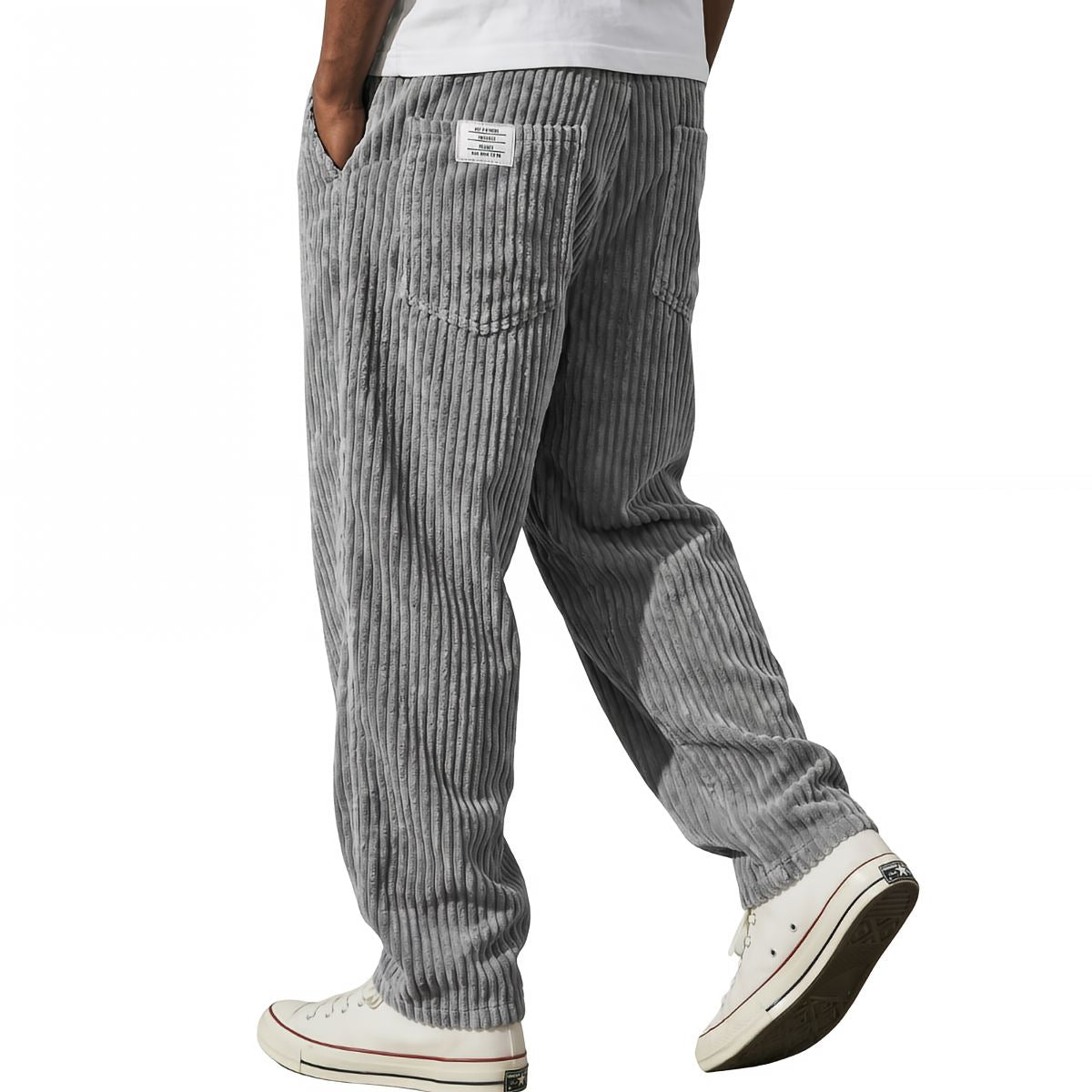 Hugo - Pantalón de pana con cintura ajustable