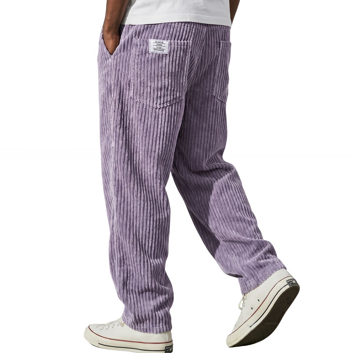 Hugo - Pantalón de pana con cintura ajustable