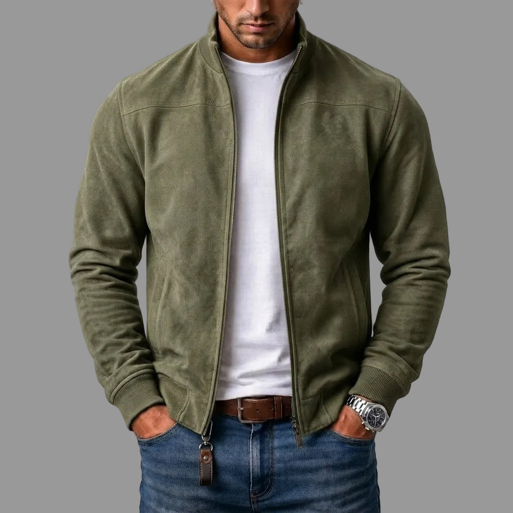 Adrián - Chaqueta bomber de ante