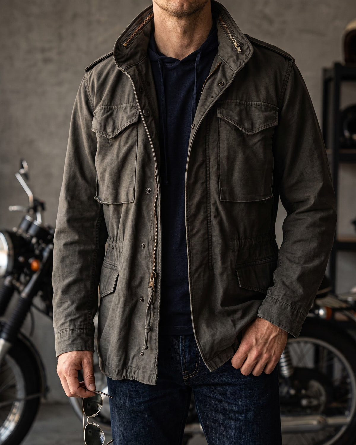 Bruno - Chaqueta de lona de algodón