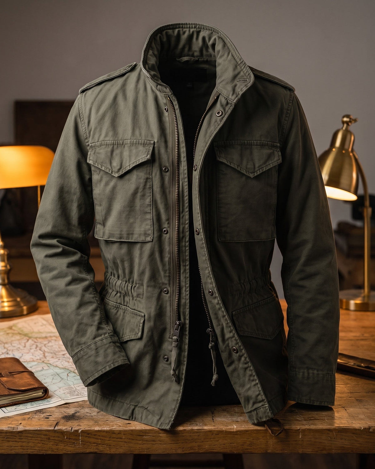 Bruno - Chaqueta de lona de algodón