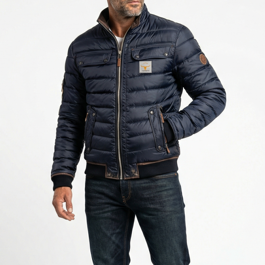 Mateo – Chaqueta Acolchada Vintage