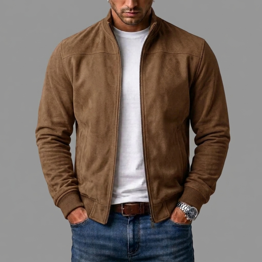 Adrián - Chaqueta bomber de ante